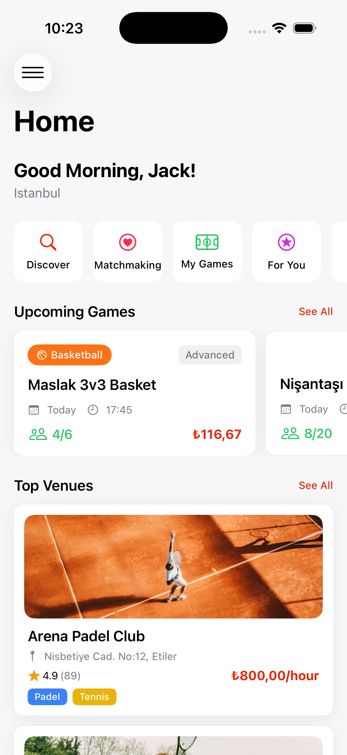 SportConnect App